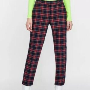 ZARA NWT TRF Plaid Women's Pants